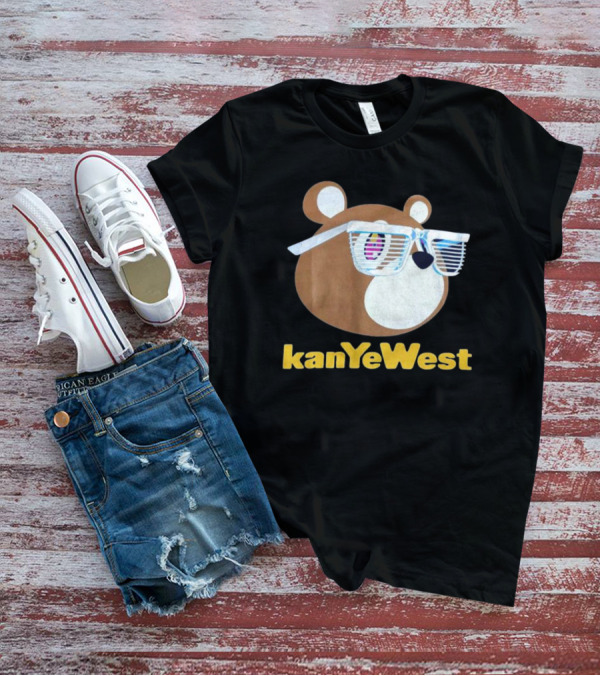 Kanye West Graduation 2007 Merch Mirrored Bear T-Shirt
