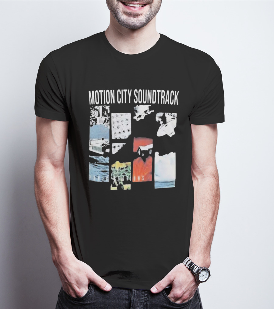 Motion City Soundtrack Panic Stations Album Art Collage T-Shirt