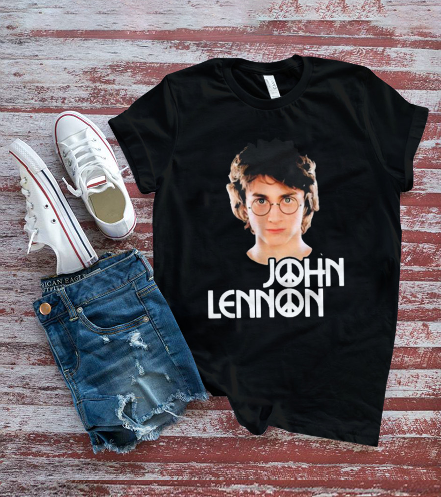 John Lennon Shitheadsteve Peace Symbol Glasses T-Shirt