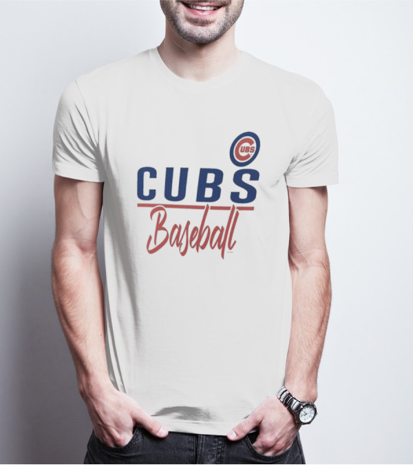 Chicago Cubs Baseball CUBS Logo G-III 4Her By Carl Banks Team T-Shirt