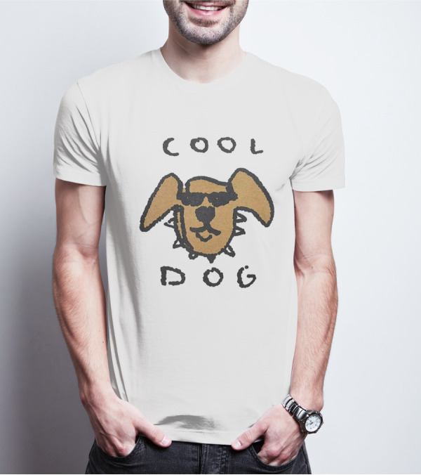 COOL DOG Sunglasses Head T-Shirt