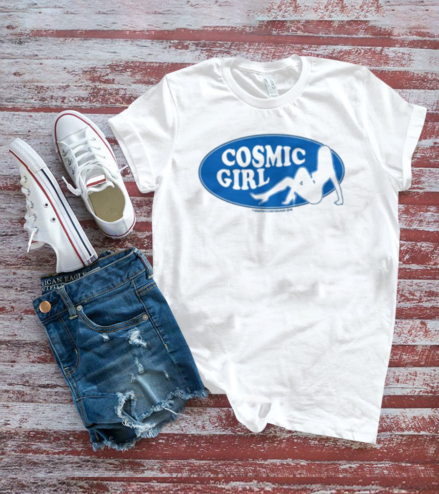Danahleya Wearing Jasper Cunningham Cosmic Girl T-Shirt