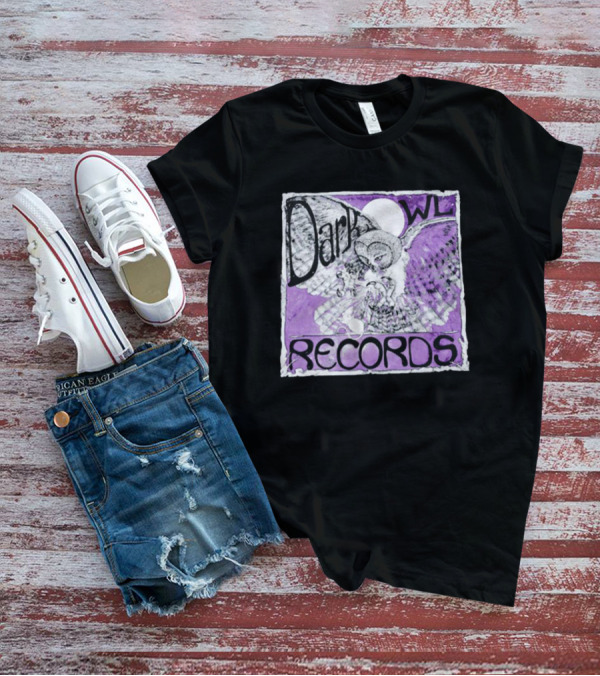 Dark Owl Records Purple Winged Owl T-Shirt