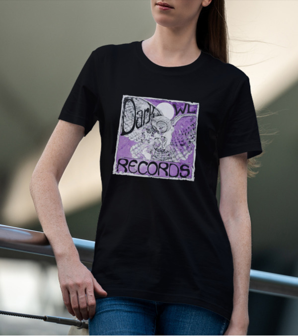 Dark Owl Records Purple Winged Owl T-Shirt
