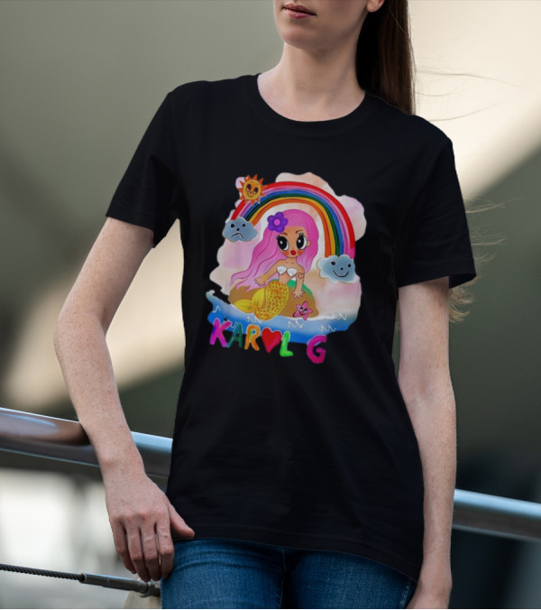 Karol G Mañana Será Bonito Sirena La Bichota Bichota Team Karol T-Shirt