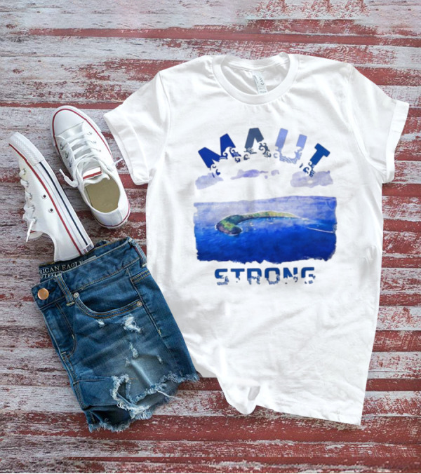 Maui Strong Lahaina Vintage Coastal Landscape T-Shirt