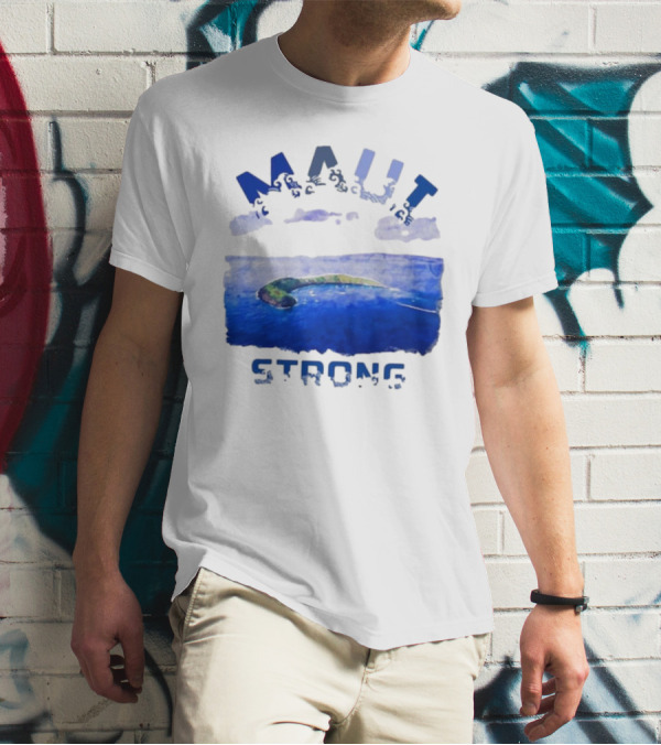 Maui Strong Lahaina Vintage Coastal Landscape T-Shirt