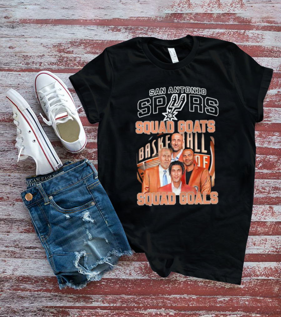 San Antonio Spurs Basketball Squad Goats Squad Goals T-Shirt
