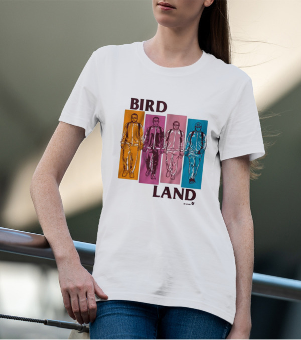 BIRDLAND BROS WALKING COLOR PANELS T-Shirt