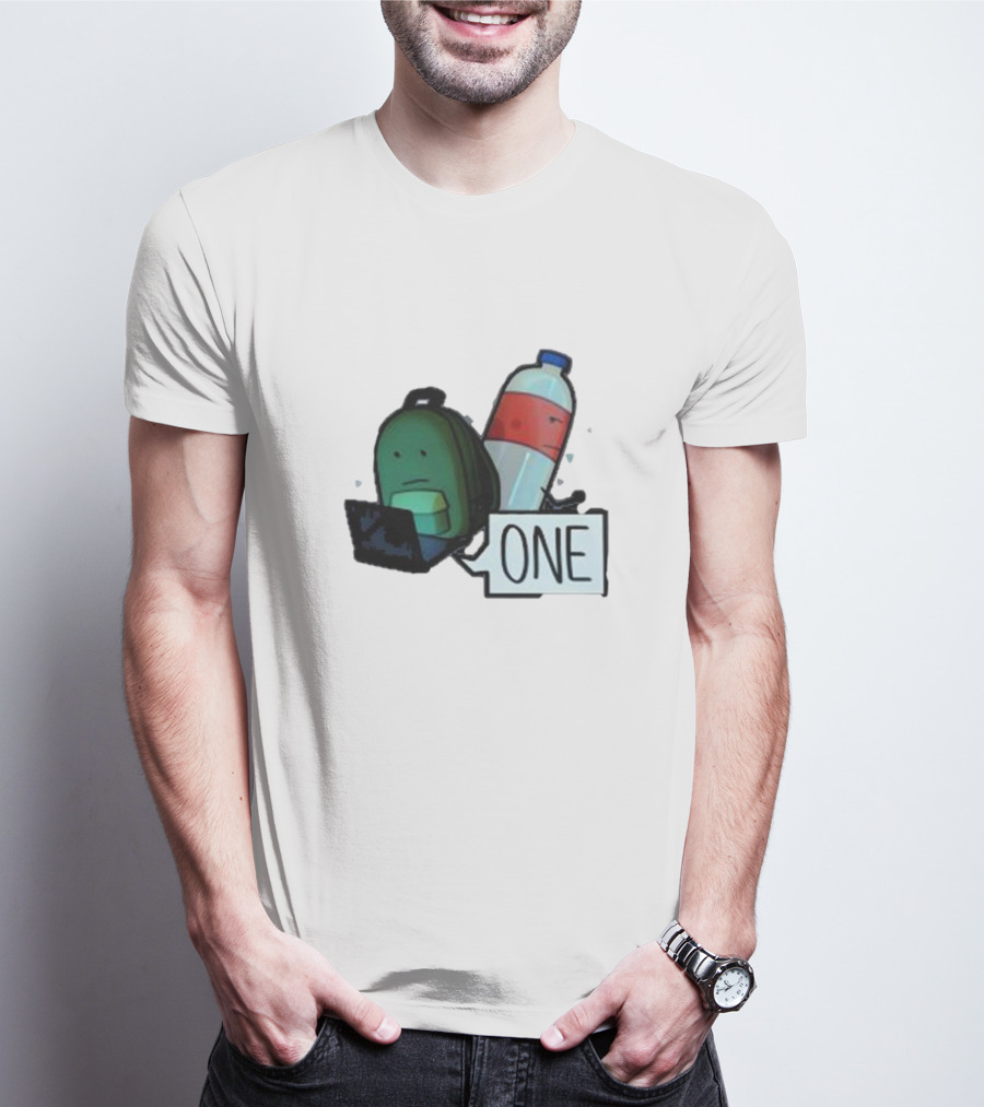 ONE Mystery Solvers Backpack And Bottle T-Shirt