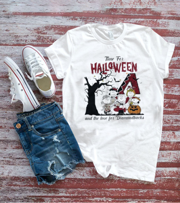 Time For Halloween And The Love For Diamondbacks T-Shirt