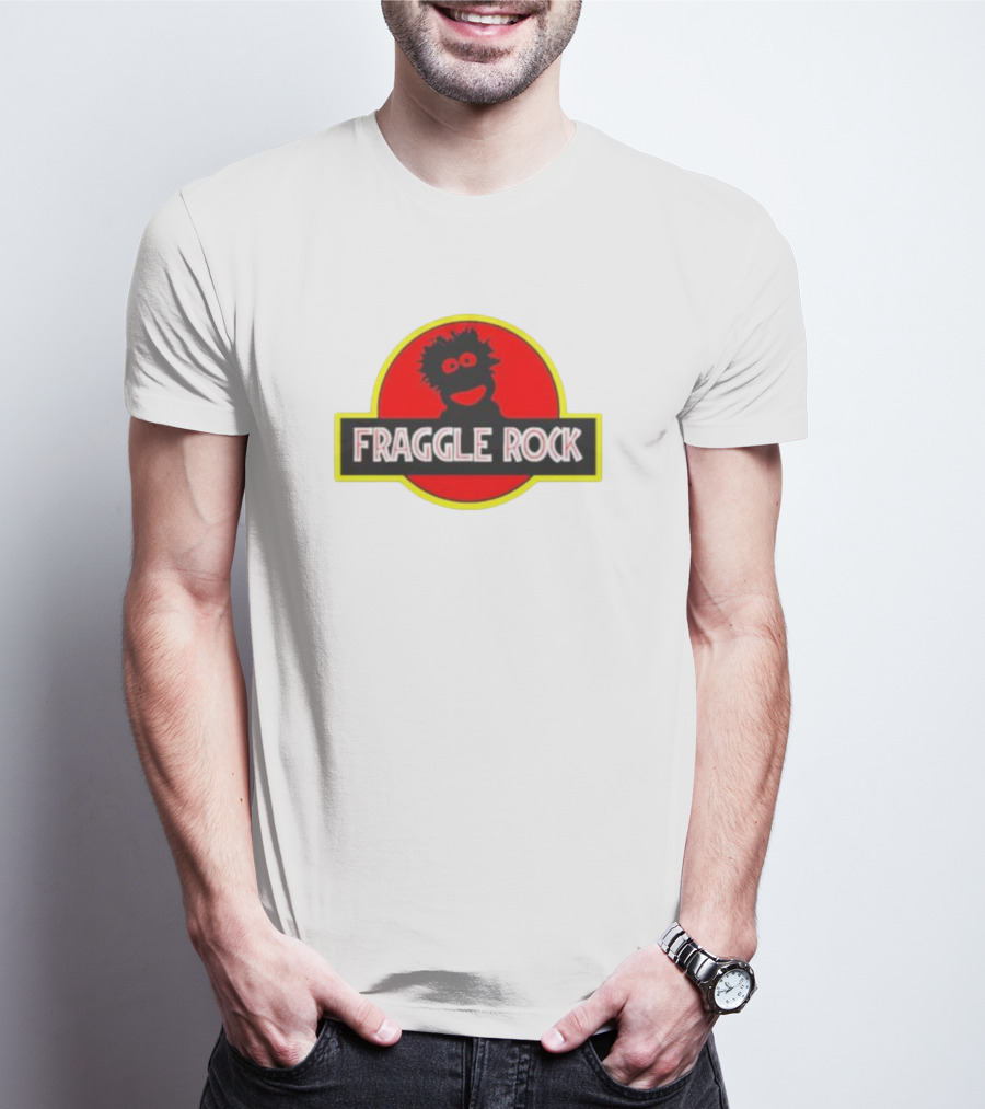 Craig Baird Fraggle Rock Jurassic Park Logo Mashup T-Shirt