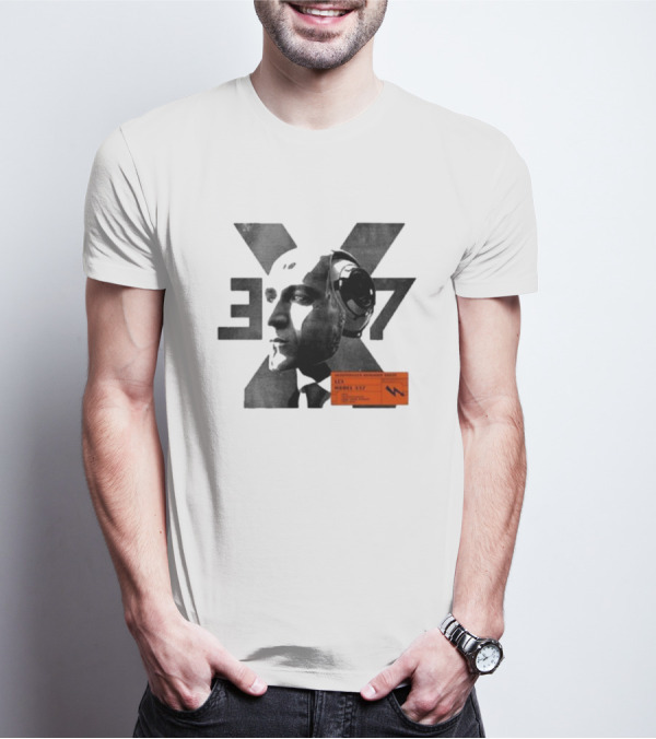 Humanoid Robot Lex Experimental Mechanism Series Model 537 T-Shirt