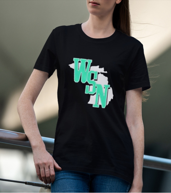 WSN Woodward Sports Michigan Text T-Shirt