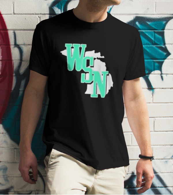 WSN Woodward Sports Michigan Text T-Shirt