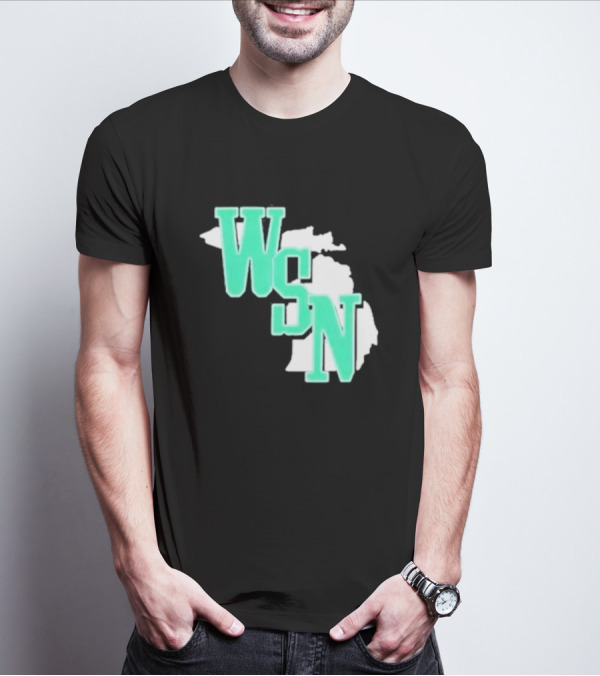 WSN Woodward Sports Michigan Text T-Shirt