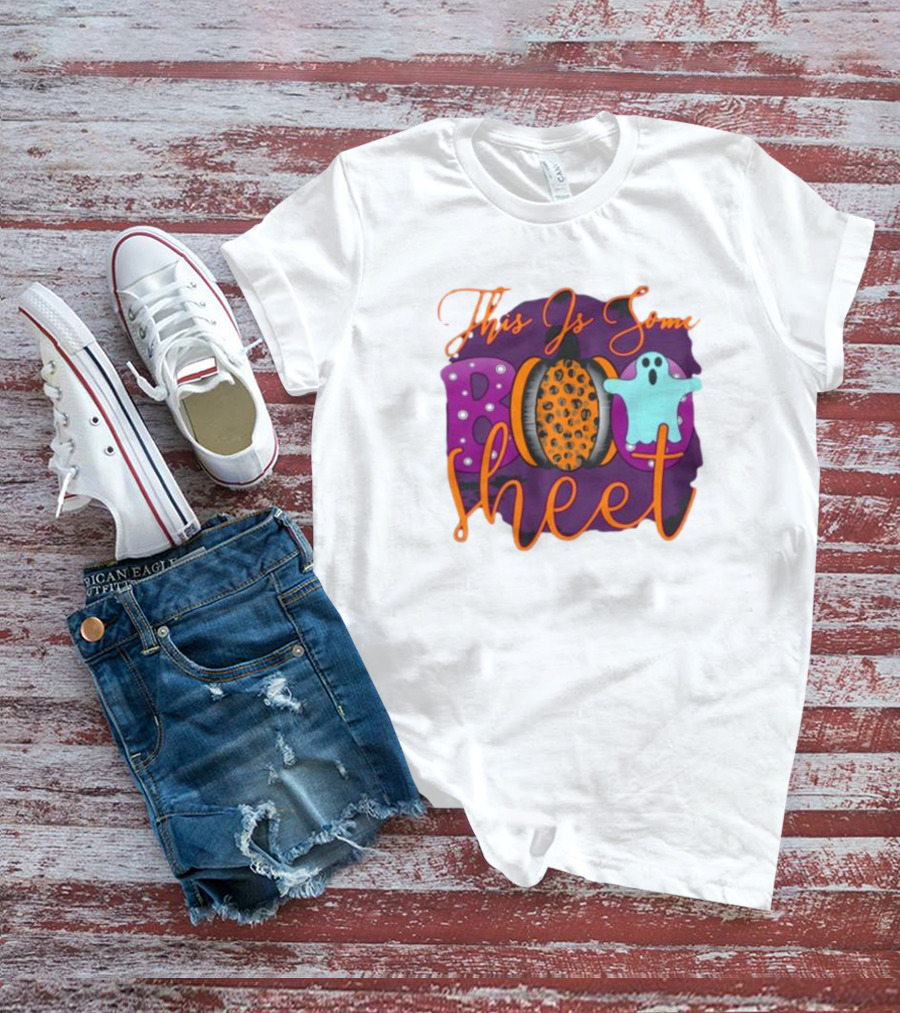 This Is Some Boo Sheet Ghost Pumpkin Halloween T-Shirt