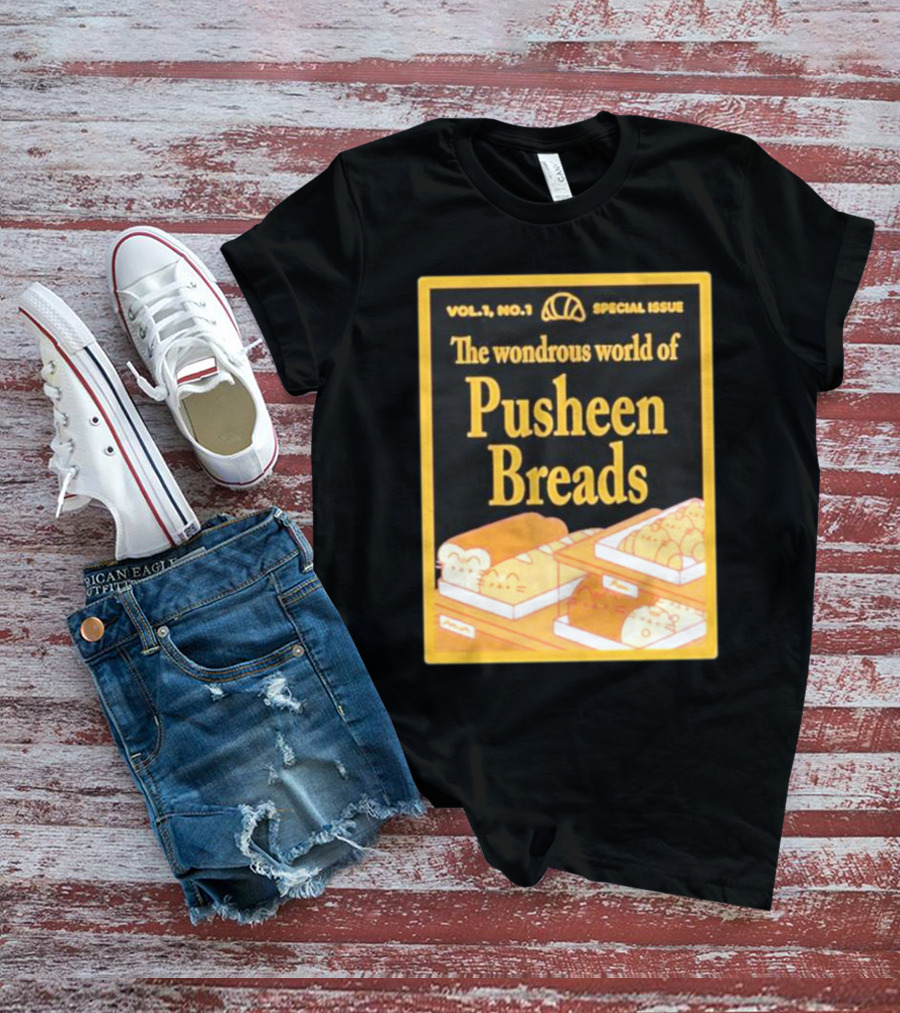 Vol. 1 No. 1 Special Issue The Wondrous World Of Pusheen Breads T-Shirt