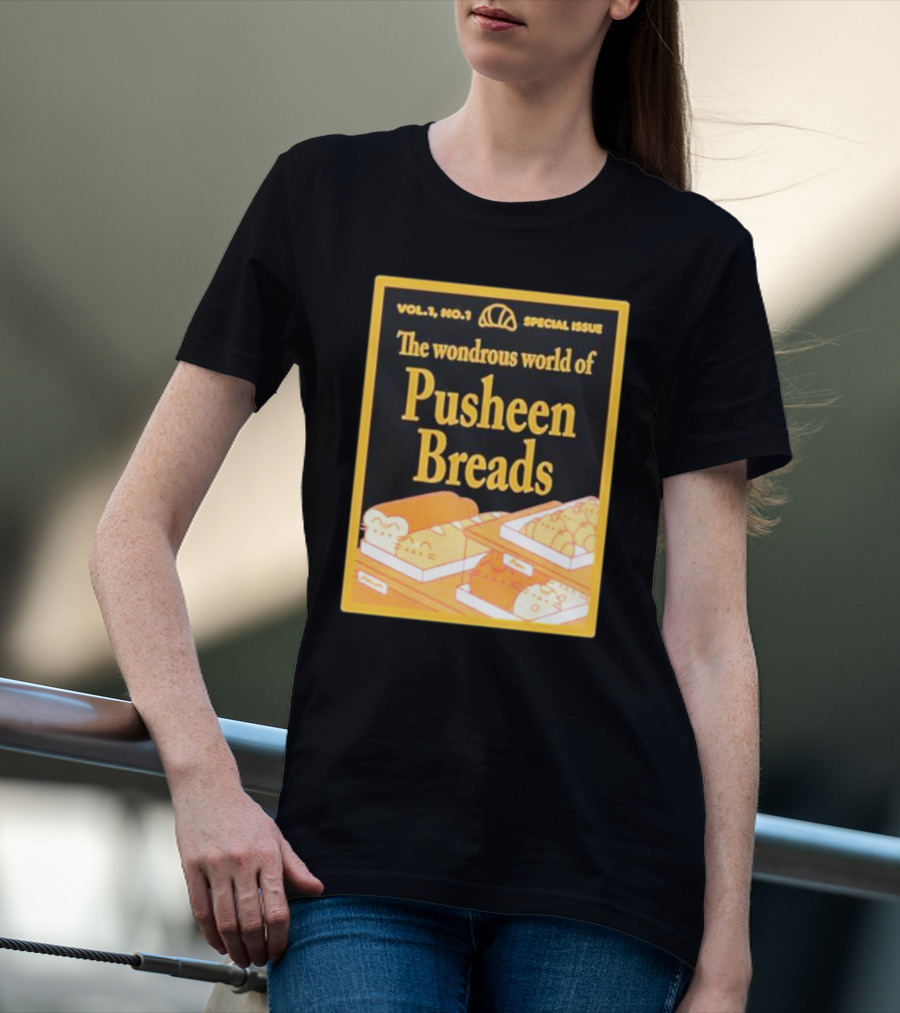 Vol. 1 No. 1 Special Issue The Wondrous World Of Pusheen Breads T-Shirt
