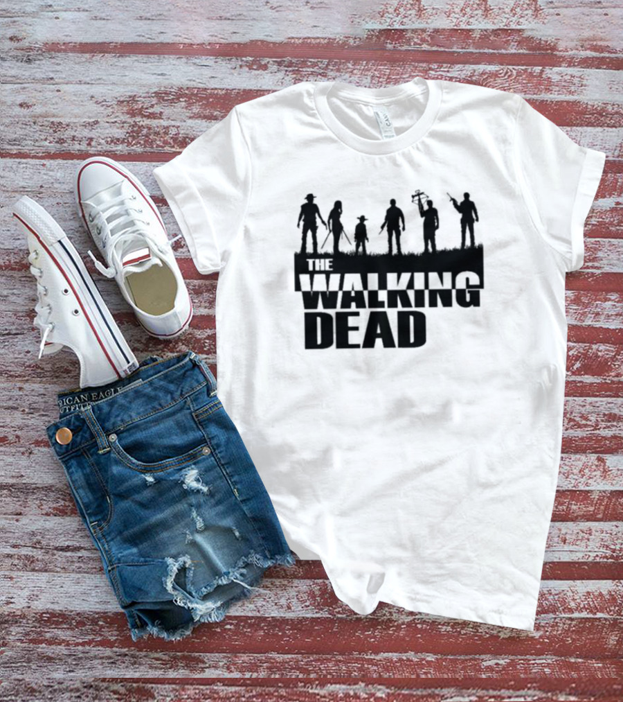 The Walking Dead Characters Silhouette Collection T-Shirt