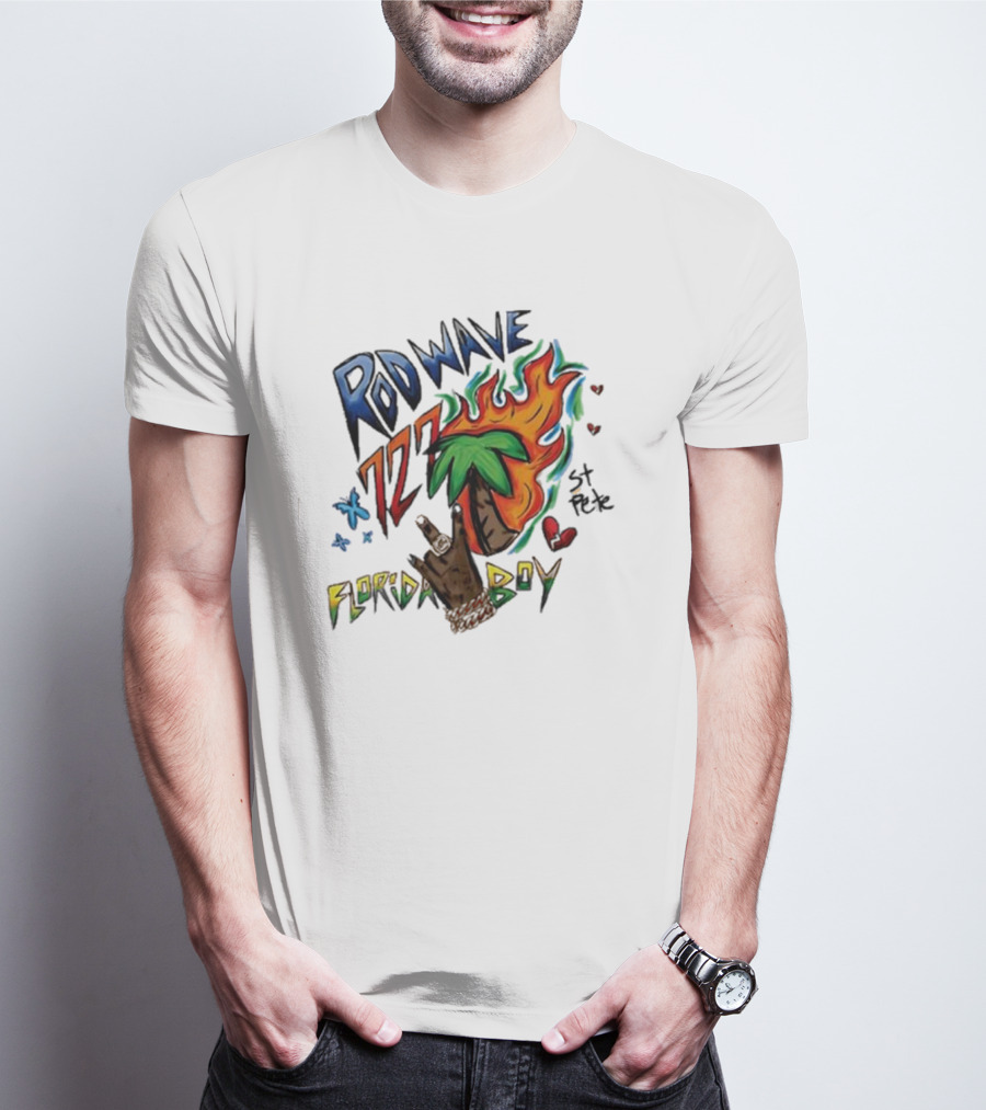 Rod Wave St Pete 727 Florida Boy T-Shirt