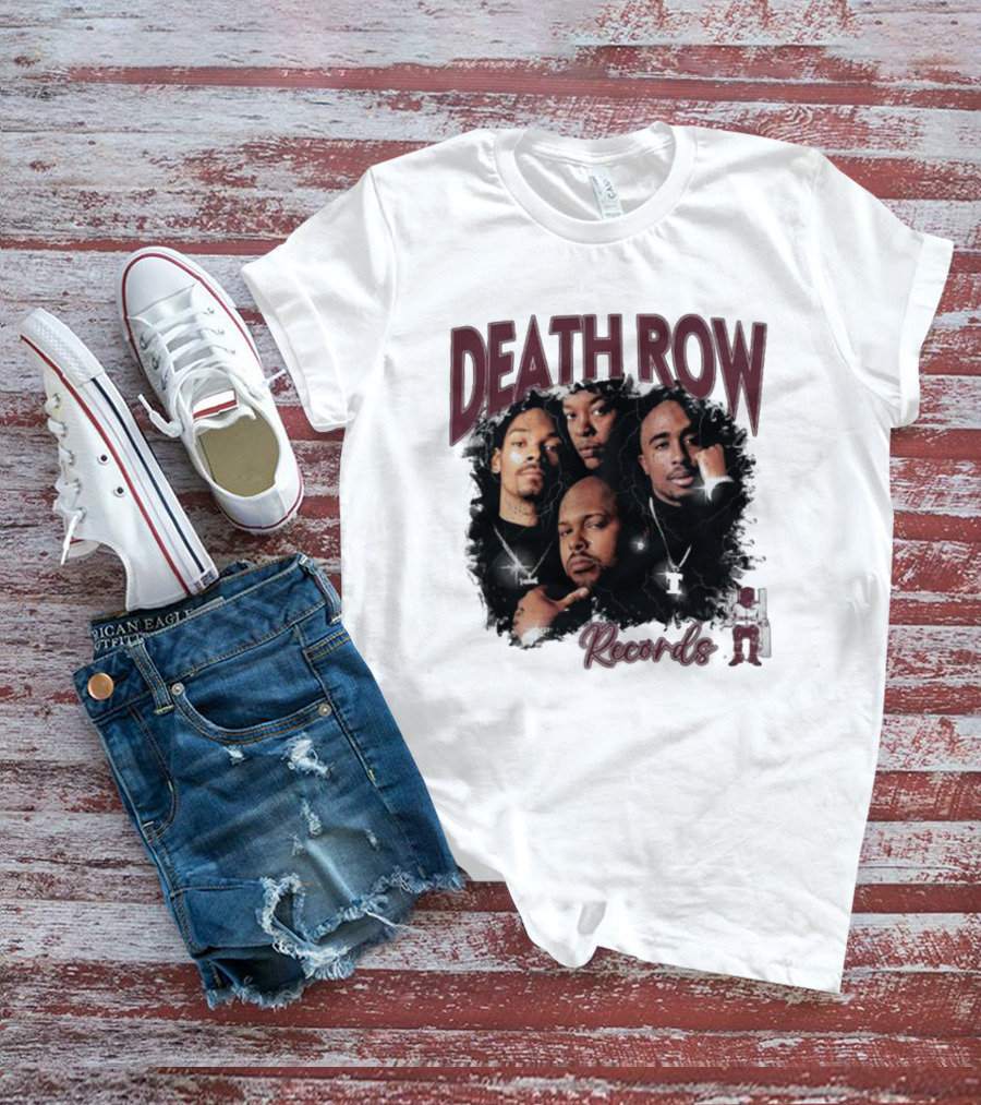 Burgundy Death Row Records Legends 5s T-Shirt