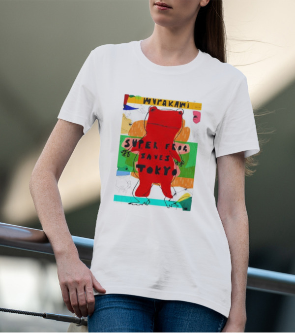 Super Frog Saves Tokyo Haruki Murakami T-Shirt