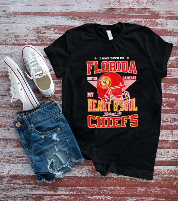 Florida Gameday Heart And Soul Belongs To Kansas City Chiefs T-Shirt