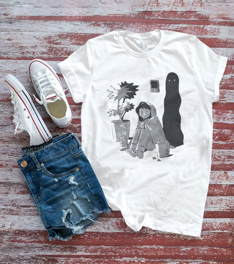 21Sailors Merch Phantom Cozy Ghost Night Scene T-Shirt