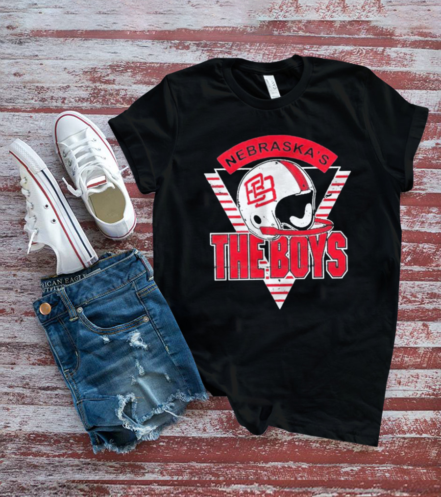 Nebraska’s Bussin' With The Boys Football Helmet Icon The Boys T-Shirt