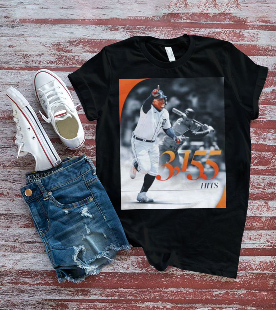 Miguel Cabrera 3155 Hits T-Shirt