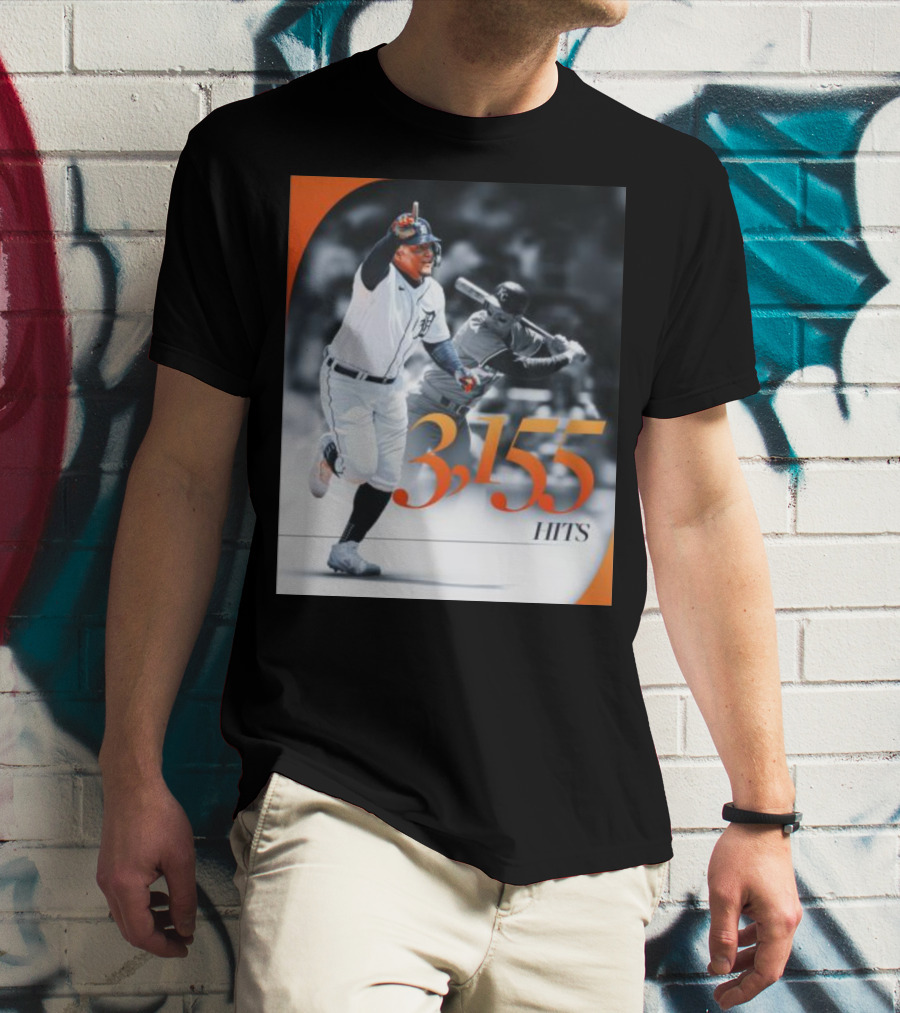 Miguel Cabrera 3155 Hits T-Shirt
