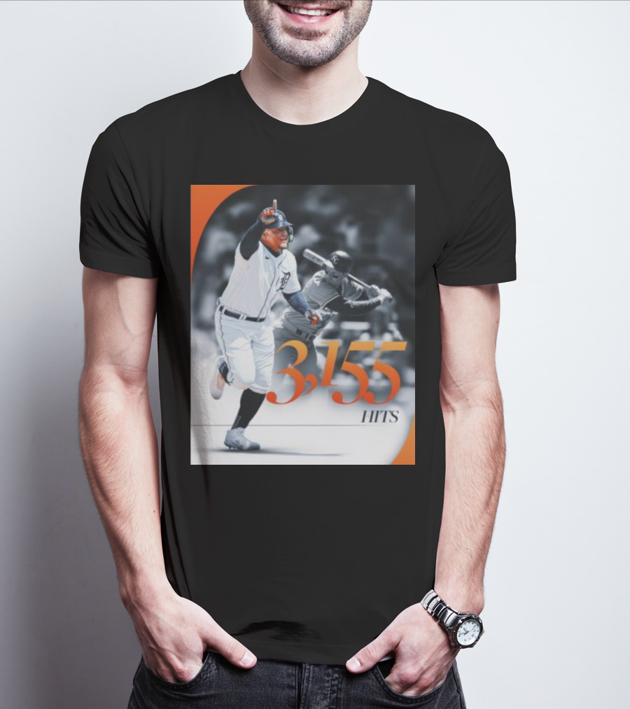 Miguel Cabrera 3155 Hits T-Shirt