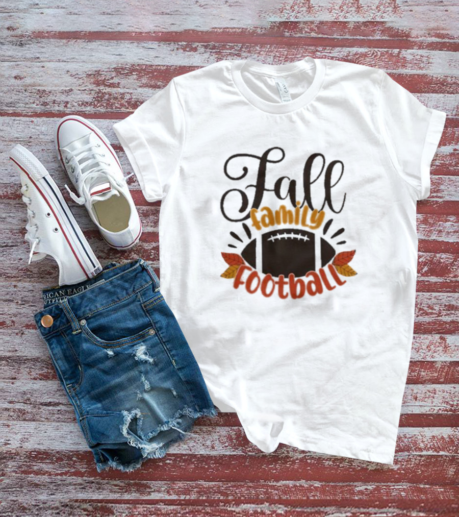 Fall Family Football Phase 6 Autumn Leaves T-Shirt
