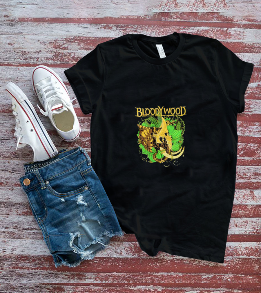 Bloodywood Band Jungle Theme Mask T-Shirt