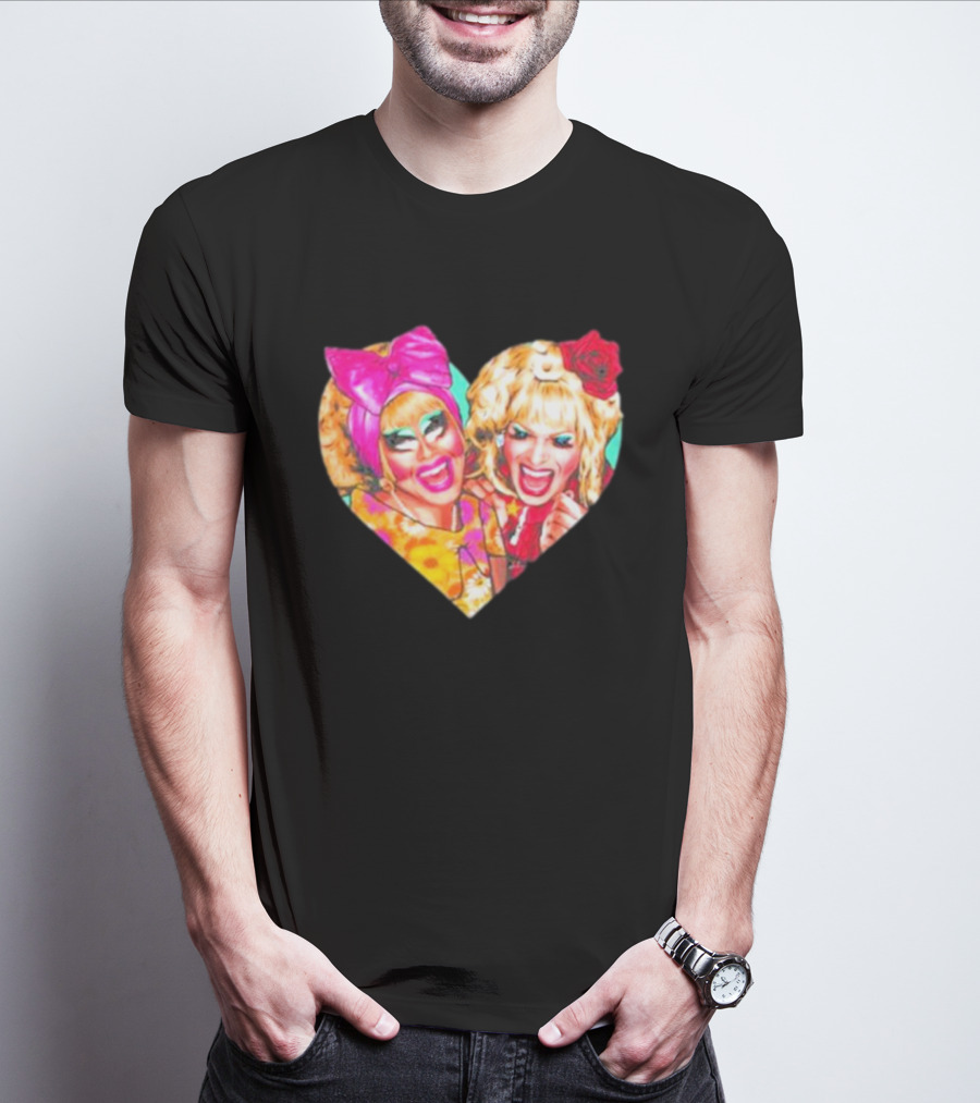 Trixie Mattel Katya Heart Funny Nordacious T&K T-Shirt