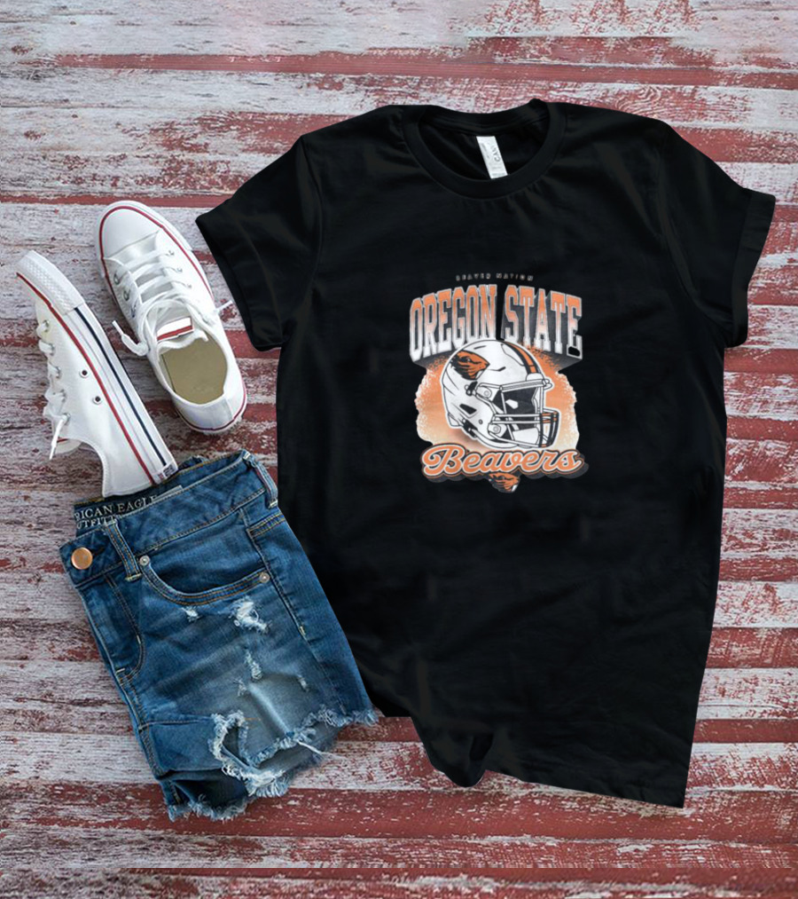 Oregon State Beavers Helmet Beavers Nation T-Shirt