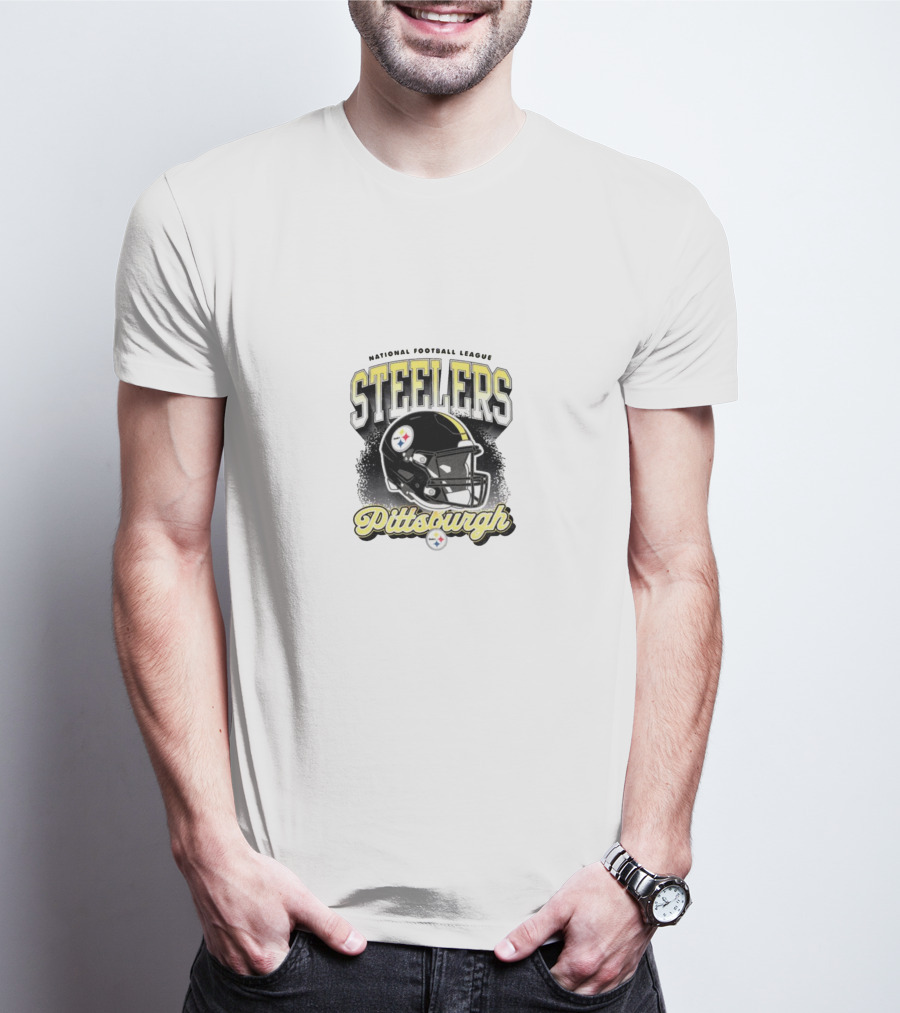 National Football League Steelers Pittsburgh Helmet T-Shirt
