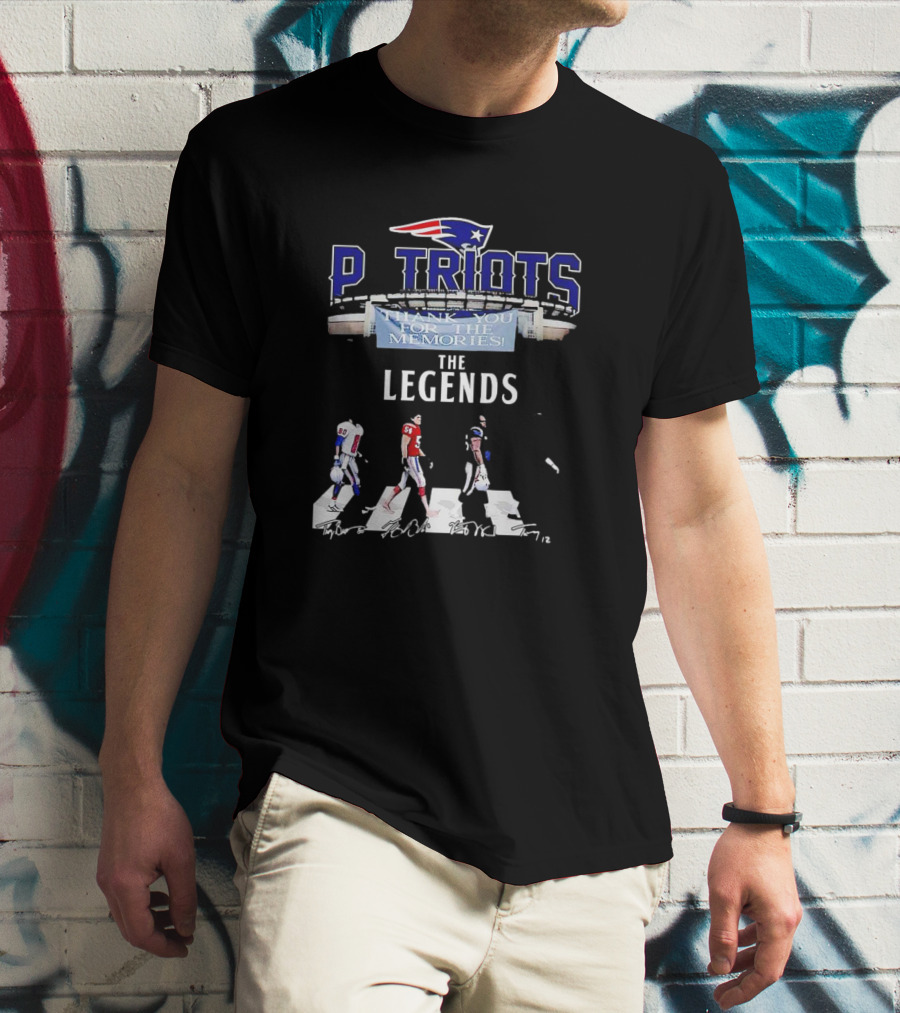 New England Patriots Thank You For The Memories The Legends T-Shirt