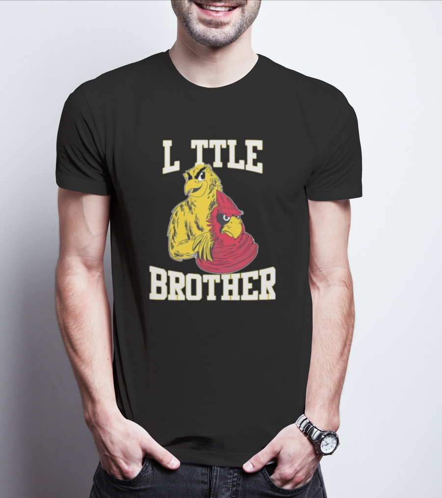 L Ttle Brother Yellow Red Birds T-Shirt