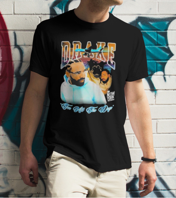 Drake For All The Dogs Airplane New York T-Shirt