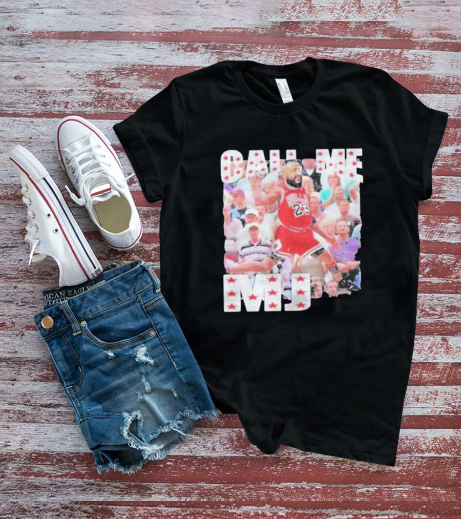 Call Me MJ Basketball Legend Jersey 23 Stars T-Shirt