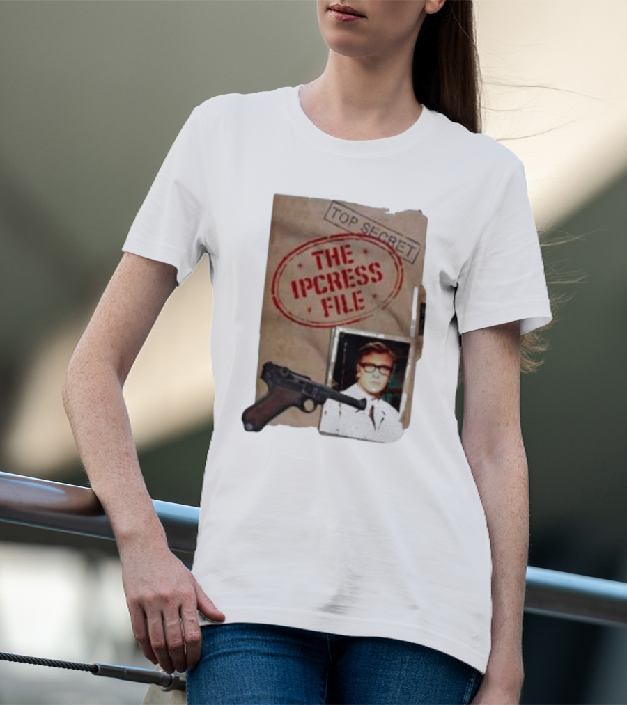 Top Secret File The Ipcress File Gun And Photograph T-Shirt