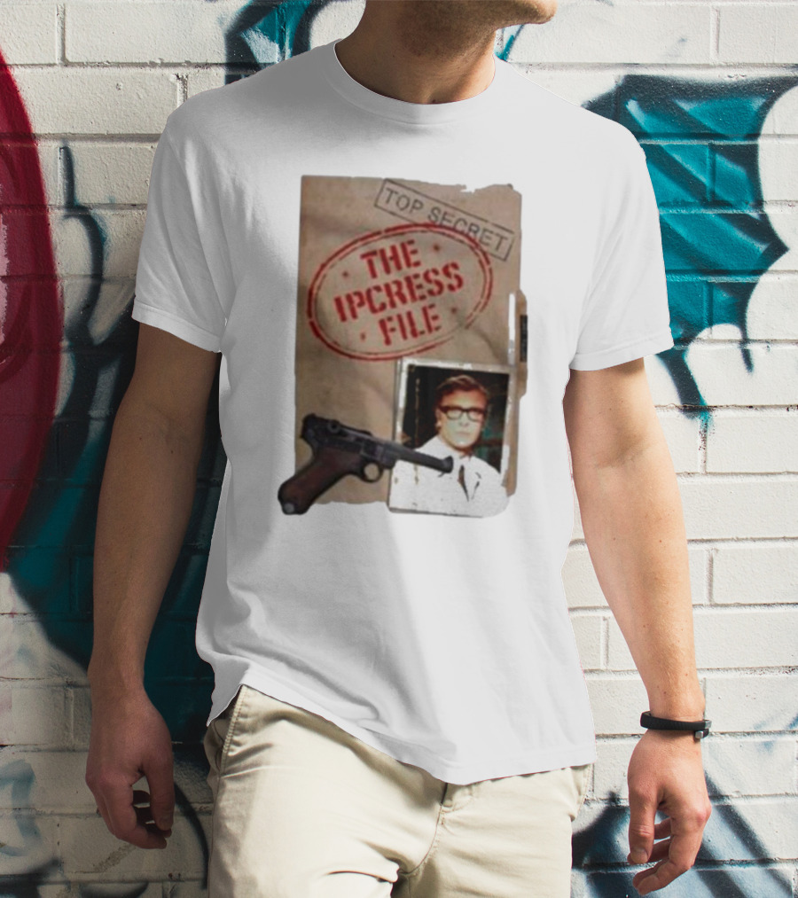 Top Secret File The Ipcress File Gun And Photograph T-Shirt