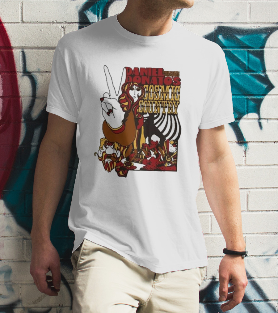 Daniel Donato’s Cosmic Country Relix Session Psychedelic Peace Sign T-Shirt