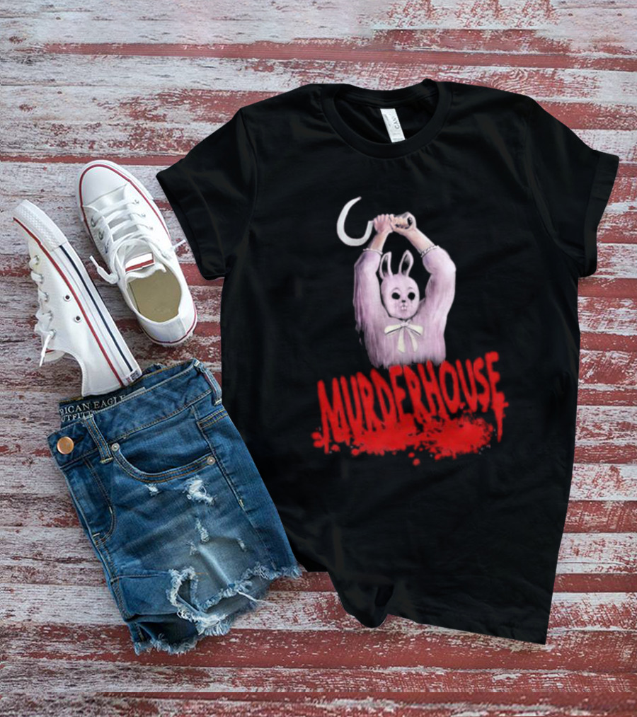 Puppet Combo Murder House Chungus Rabbit With Scythe T-Shirt