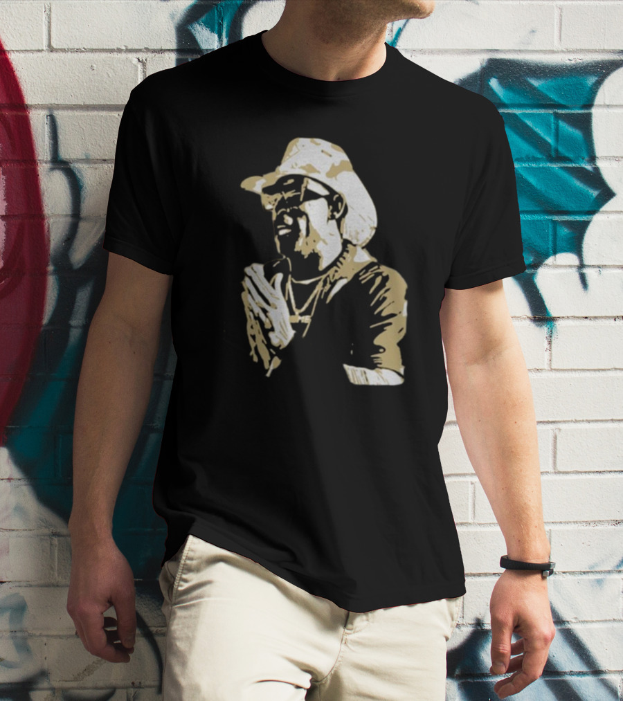 Deion Sanders Coach Prime Colorado Football Fan Iconic Cowboy Hat Clapping T-Shirt