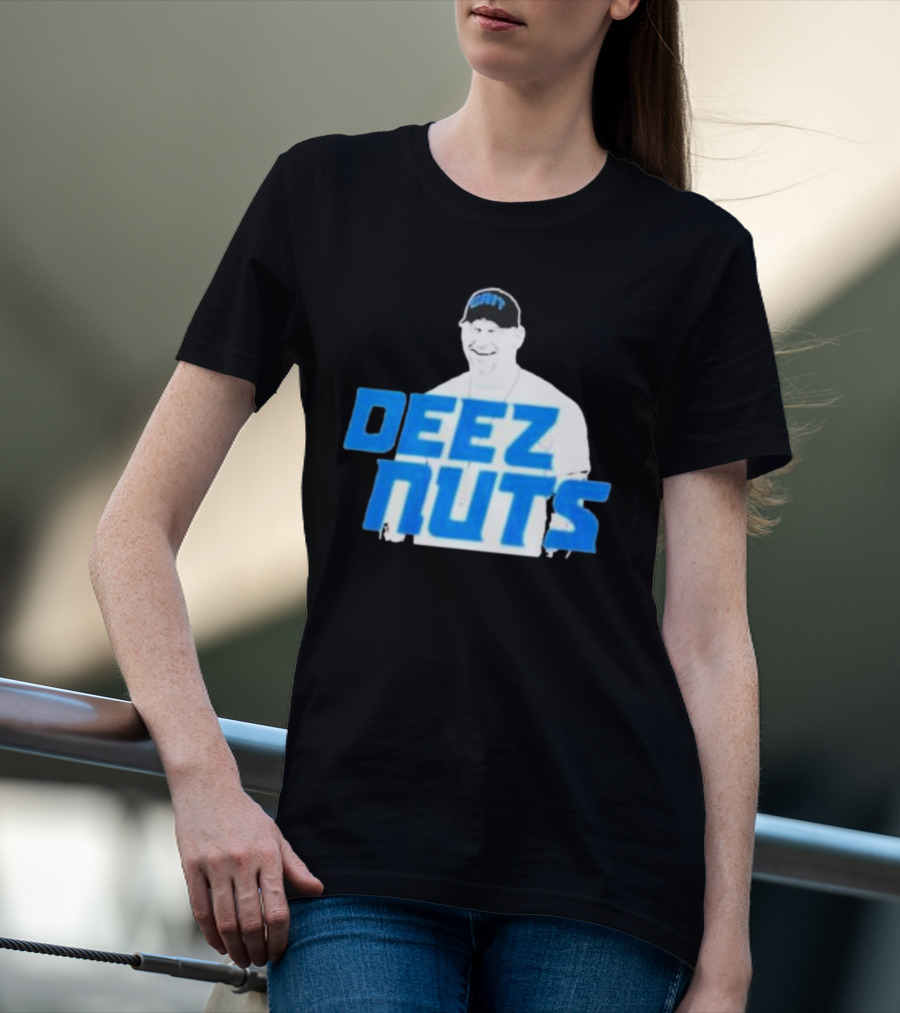 Dan Campbell Deez Nuts Detroit Lions Fan T-Shirt