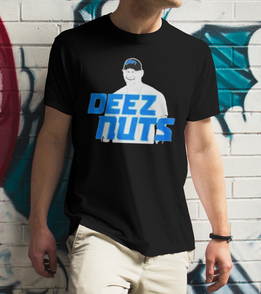 Dan Campbell Deez Nuts Detroit Lions Fan T-Shirt
