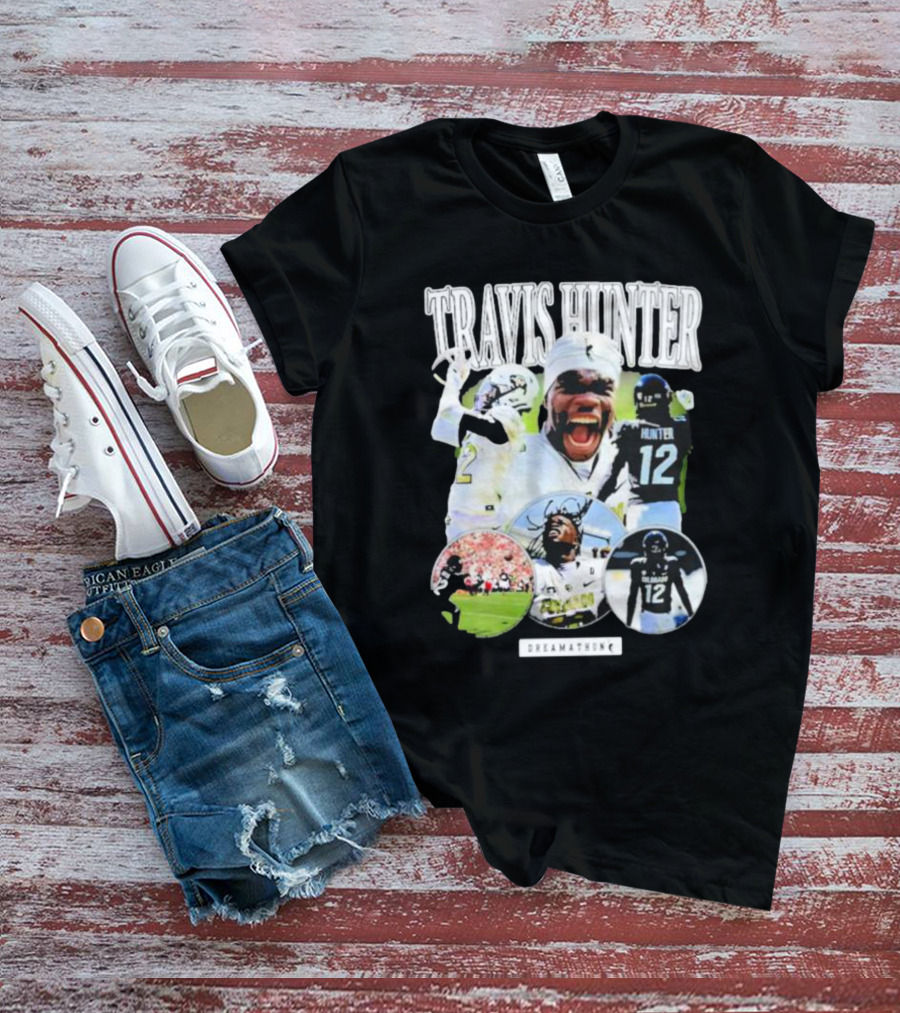 Travis Hunter Football Dreamathon Performance Highlights T-Shirt